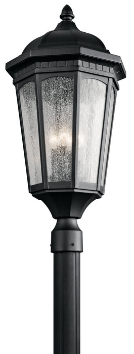 Myhouse Lighting Kichler - 9533BKT - Three Light Outdoor Post Mount - Courtyard - Textured Black