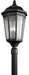 Myhouse Lighting Kichler - 9533BKT - Three Light Outdoor Post Mount - Courtyard - Textured Black