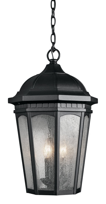 Myhouse Lighting Kichler - 9539BKT - Three Light Outdoor Pendant - Courtyard - Textured Black