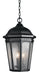 Myhouse Lighting Kichler - 9539BKT - Three Light Outdoor Pendant - Courtyard - Textured Black