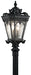 Myhouse Lighting Kichler - 9559BKT - Four Light Outdoor Post Mount - Tournai - Textured Black