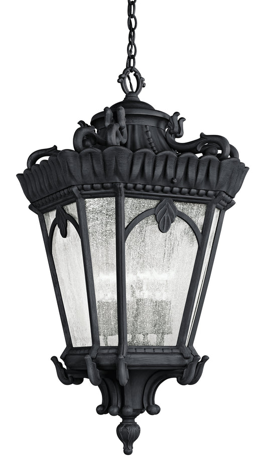 Myhouse Lighting Kichler - 9564BKT - Four Light Outdoor Pendant - Tournai - Textured Black