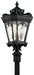 Myhouse Lighting Kichler - 9565BKT - Four Light Outdoor Post Mount - Tournai - Textured Black