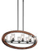 Myhouse Lighting Kichler - 43191AUB - Eight Light Linear Chandelier - Grand Bank - Auburn Stained Finish