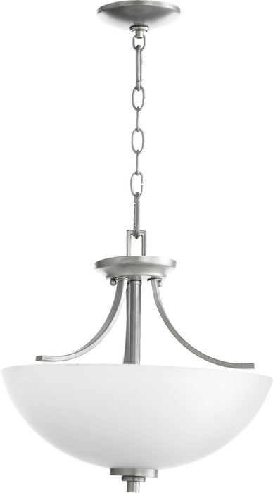 Myhouse Lighting Quorum - 2760-16-64 - Three Light Dual Mount - Reyes - Classic Nickel