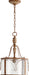 Myhouse Lighting Quorum - 3506-94 - One Light Pendant - Salento - French Umber
