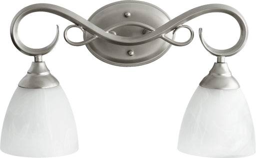 Myhouse Lighting Quorum - 5108-2-64 - Two Light Vanity - Powell - Classic Nickel