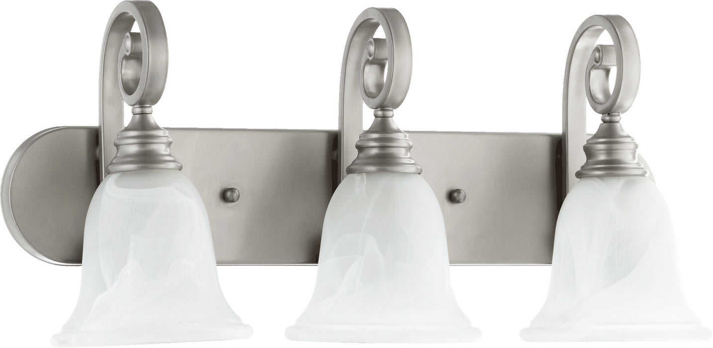 Myhouse Lighting Quorum - 5154-3-64 - Three Light Vanity - Bryant - Classic Nickel