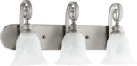 Myhouse Lighting Quorum - 5154-3-64 - Three Light Vanity - Bryant - Classic Nickel