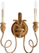 Myhouse Lighting Quorum - 5306-2-94 - Two Light Wall Mount - Salento - French Umber