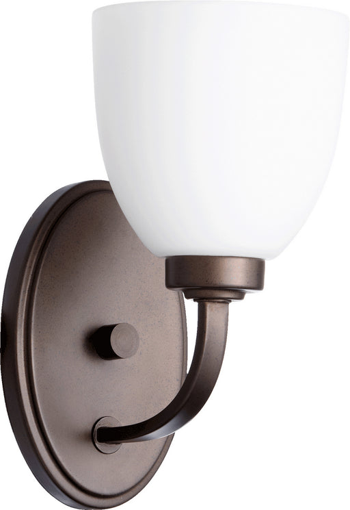 Myhouse Lighting Quorum - 5560-1-86 - One Light Wall Mount - Reyes - Oiled Bronze