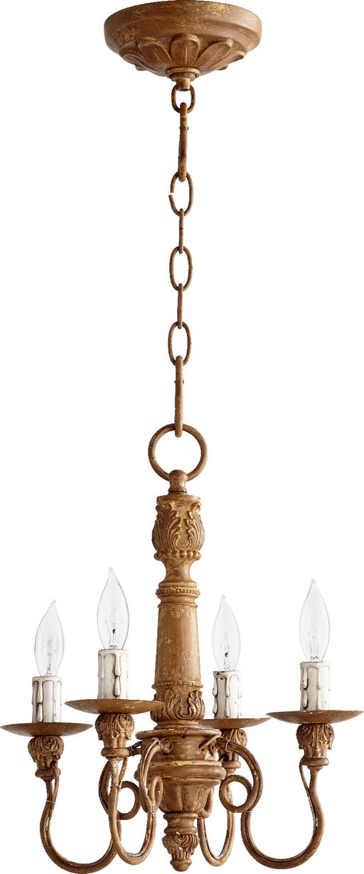 Myhouse Lighting Quorum - 6006-4-94 - Four Light Chandelier - Salento - French Umber