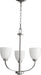 Myhouse Lighting Quorum - 6060-3-64 - Three Light Chandelier - Reyes - Classic Nickel