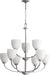 Myhouse Lighting Quorum - 6060-9-64 - Nine Light Chandelier - Reyes - Classic Nickel