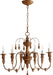 Myhouse Lighting Quorum - 6316-6-94 - Six Light Chandelier - Salento - French Umber