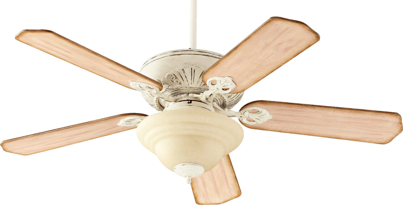 Myhouse Lighting Quorum - 78525-70 - 52"Ceiling Fan - Chateaux - Persian White