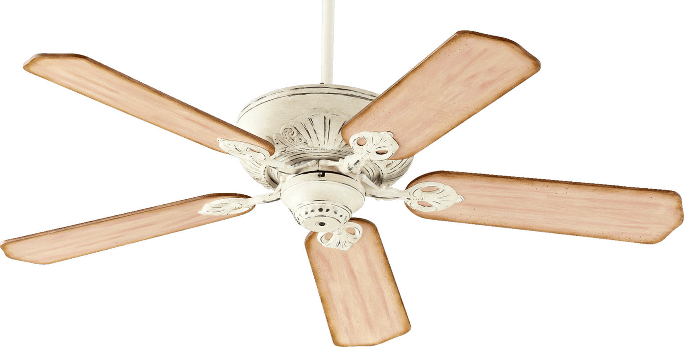 Myhouse Lighting Quorum - 78525-70 - 52"Ceiling Fan - Chateaux - Persian White