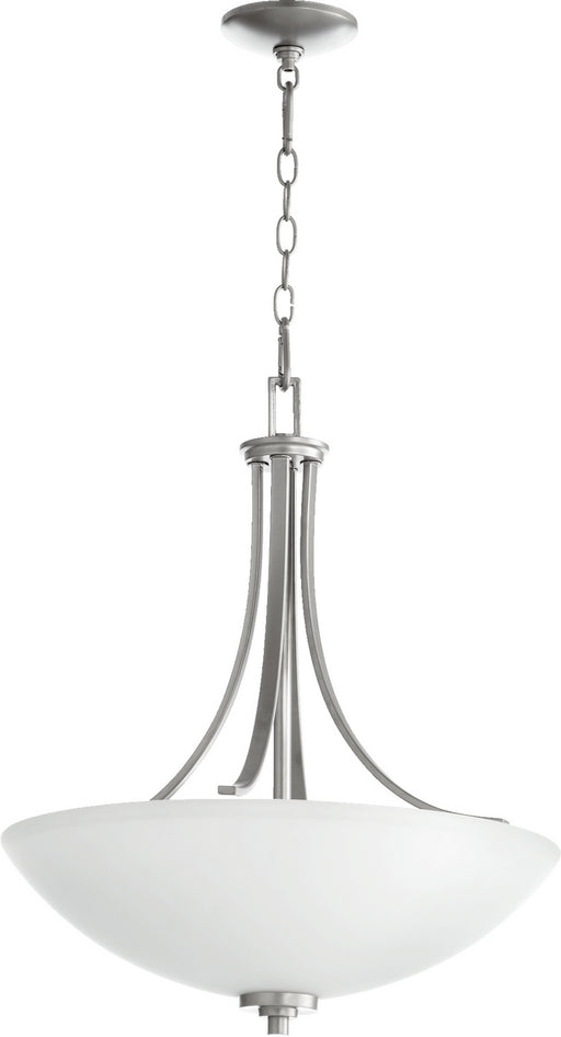 Myhouse Lighting Quorum - 8060-4-64 - Four Light Pendant - Reyes - Classic Nickel