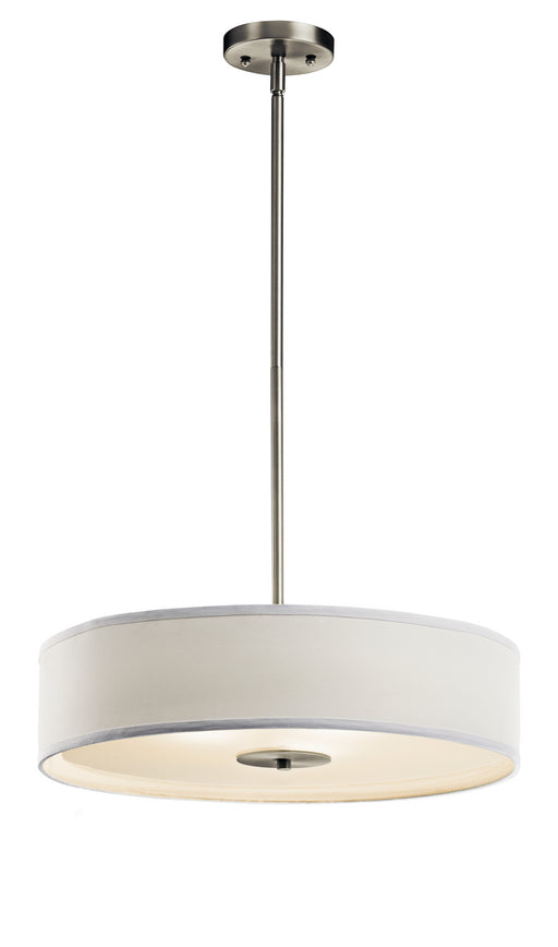 Myhouse Lighting Kichler - 42121NI - Three Light Pendant/Semi Flush Mount - No Family - Brushed Nickel