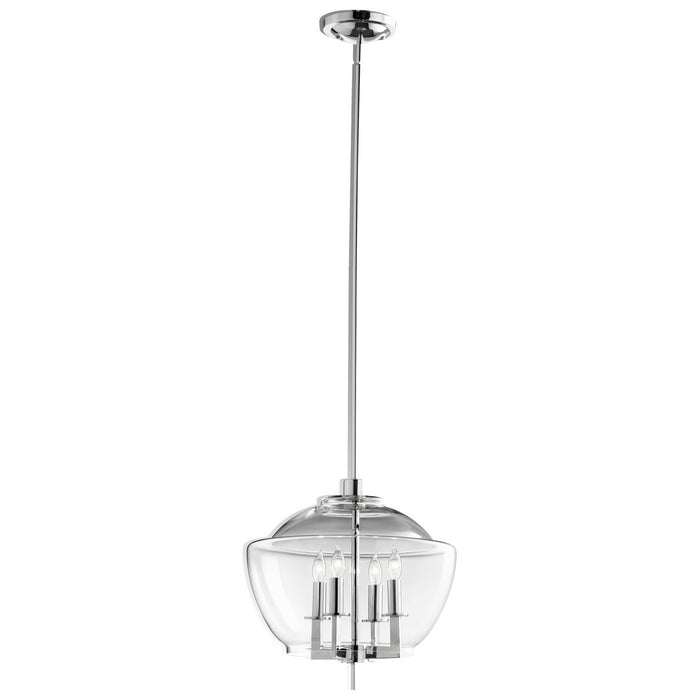 Myhouse Lighting Cyan - 05721 - Four Light Pendant - Empoli - Chrome