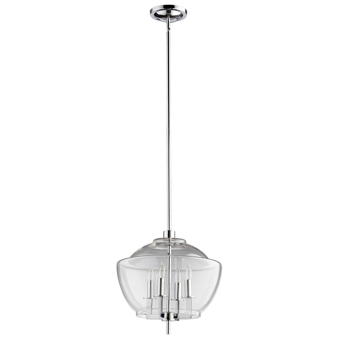 Myhouse Lighting Cyan - 05721 - Four Light Pendant - Empoli - Chrome