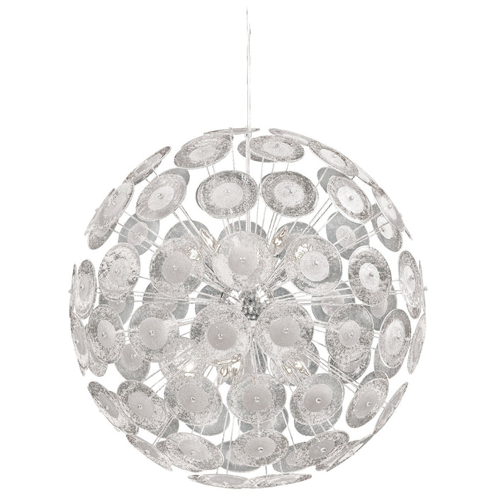 Myhouse Lighting Cyan - 6361-10-14 - Ten Light Pendant - Dandelion - Chrome