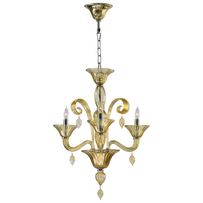 Myhouse Lighting Cyan - 6493-3-14 - Three Light Chandelier - Treviso - Chrome