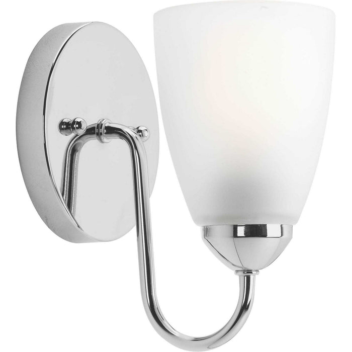 Myhouse Lighting Progress Lighting - P2706-15 - One Light Bath - Gather - Polished Chrome