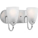 Myhouse Lighting Progress Lighting - P2707-15 - Two Light Bath - Gather - Polished Chrome