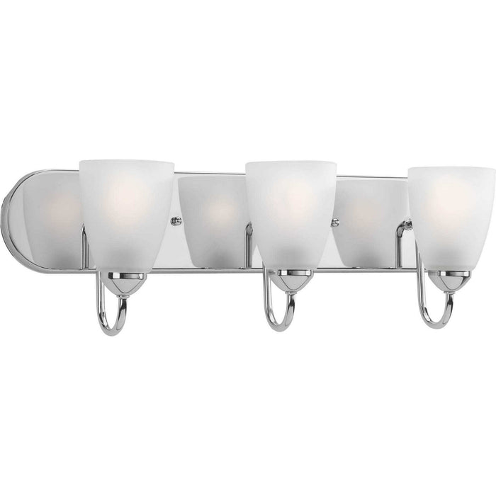 Myhouse Lighting Progress Lighting - P2708-15 - Three Light Bath - Gather - Polished Chrome