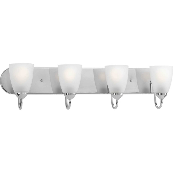 Myhouse Lighting Progress Lighting - P2709-15 - Four Light Bath - Gather - Polished Chrome