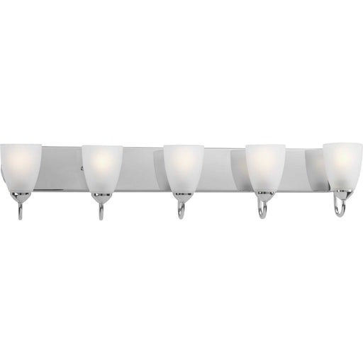 Myhouse Lighting Progress Lighting - P2713-15 - Five Light Bath - Gather - Polished Chrome