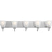 Myhouse Lighting Progress Lighting - P2713-15 - Five Light Bath - Gather - Polished Chrome