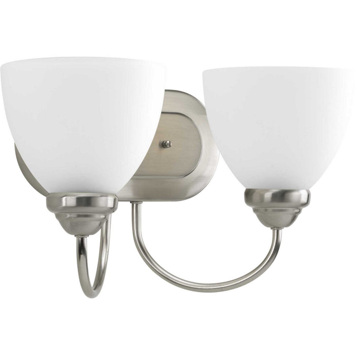 Myhouse Lighting Progress Lighting - P2915-09 - Two Light Bath Bracket - Heart - Brushed Nickel