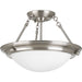 Myhouse Lighting Progress Lighting - P3567-09 - Two Light Semi-Flush Mount - Eclipse - Brushed Nickel