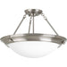 Myhouse Lighting Progress Lighting - P3569-09 - Three Light Semi-Flush Mount - Eclipse - Brushed Nickel