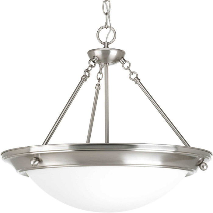 Myhouse Lighting Progress Lighting - P3573-09 - Three Light Pendant - Eclipse - Brushed Nickel