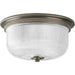 Myhouse Lighting Progress Lighting - P3740-81 - Two Light Flush Mount - Archie - Antique Nickel