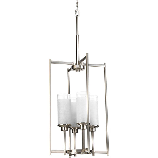 Myhouse Lighting Progress Lighting - P3977-09 - Four Light Foyer Pendant - Alexa - Brushed Nickel