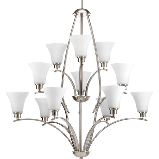 Myhouse Lighting Progress Lighting - P4497-09 - 12 Light Chandelier - Joy - Brushed Nickel