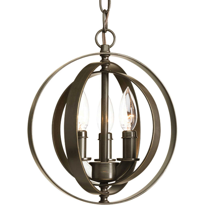 Myhouse Lighting Progress Lighting - P5142-20 - Three Light Pendant - Equinox - Antique Bronze