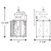 Myhouse Lighting Progress Lighting - P5777-20 - One Light Wall Lantern - Roman Coach - Antique Bronze