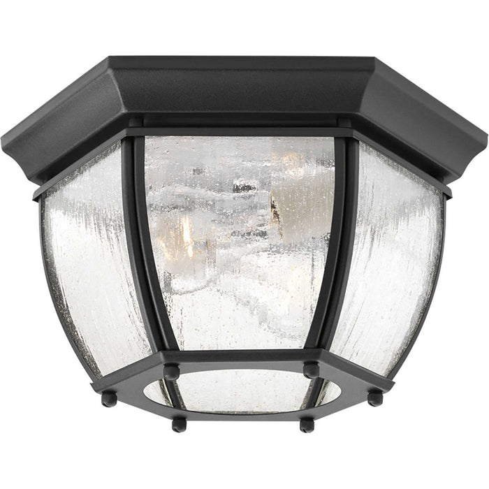 Myhouse Lighting Progress Lighting - P6019-31 - Two Light Flush Mount - Roman Coach - Black