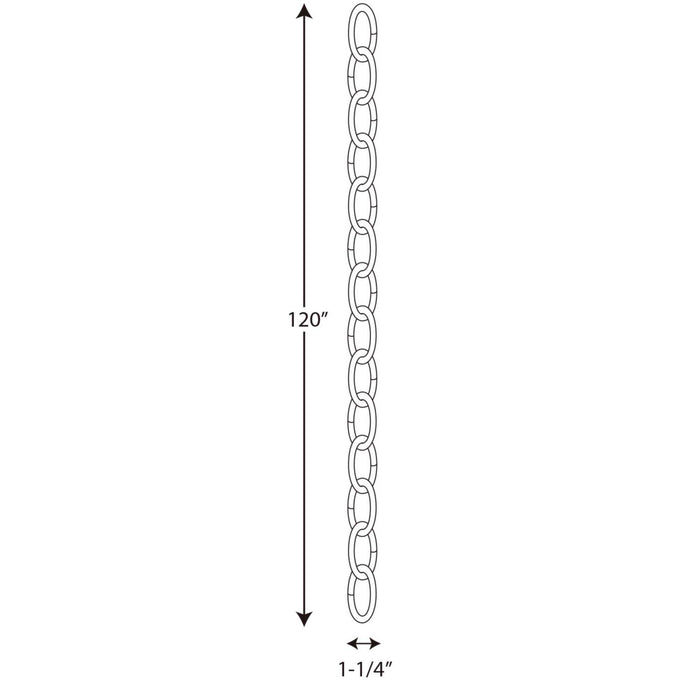 Myhouse Lighting Progress Lighting - P8759-77 - Chain - Accessory Chain - Forged Bronze