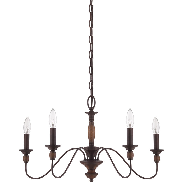 Myhouse Lighting Quoizel - HK5005TC - Five Light Chandelier - Holbrook - Tuscan Brown