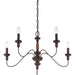 Myhouse Lighting Quoizel - HK5005TC - Five Light Chandelier - Holbrook - Tuscan Brown