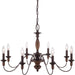 Myhouse Lighting Quoizel - HK5008TC - Eight Light Chandelier - Holbrook - Tuscan Brown