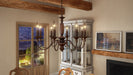 Myhouse Lighting Quoizel - HK5008TC - Eight Light Chandelier - Holbrook - Tuscan Brown