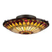 Myhouse Lighting Quoizel - TF1400SVB - Two Light Flush Mount - West End - Vintage Bronze