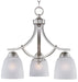 Myhouse Lighting Maxim - 11223FTSN - Three Light Chandelier - Axis - Satin Nickel